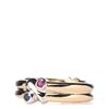 Image 2 : Tiffany Gold/Ruby/Sapphire Ring