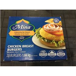Mina Chicken Breast Burgers 1.84KG