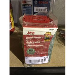 Ace Premium Sandpaper Sponge Lot of 4