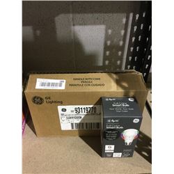 Case of 4 GE Full Color Smart Bulbs
