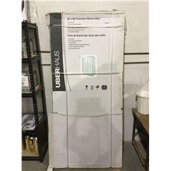 UberHaus48" x 36" Frameless Shower Door (48" x 36" x 75")