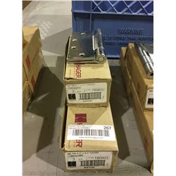 LOT OF 3 BOXES HAGER - 4.5 INCH X 4.5 INCH STAINLESS HINGES