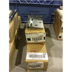 LOT OF 3 BOXES HAGER - 4.5 INCH X 4 INCH STAINLESS HINGES