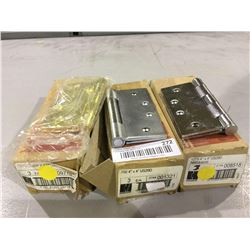 LOT OF 3 BOXES HAGER - 4 INCH X 4 INCH STAINLESS HINGES