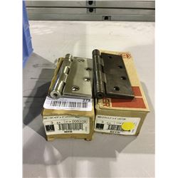 LOT OF 2 BOXES HAGER - 4.5 INCH X 4 INCH STAINLESS HINGES