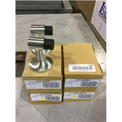 LOT OF 4 X 2 STAINLESS DOOR STOPPERS