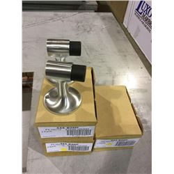 LOT OF 4 X 2 STAINLESS DOOR STOPPERS