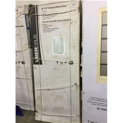 NEW Uberhaus60 x 32 inch frameless shower door