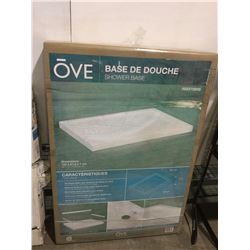 NEW Ove 48 x 32 x 2 3/4 white acrylic shower base