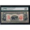 Image 1 : 1901 $10 Bison Legal Tender Note PMG 25
