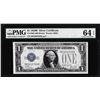 Image 1 : 1928B $1 Funnyback Silver Certificate Note Fr.1602 PMG Choice Uncirculated 64EPQ