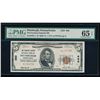 Image 1 : 1929 $5 Pittsburgh National Bank Note PMG 65EPQ