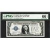 Image 1 : 1928B $1 Funnyback Silver Certificate Note Fr.1602 PMG Gem Uncirculated 66EPQ