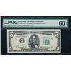 Image 1 : 1950E $5 San Francisco Federal Reserve Note PMG 66EPQ