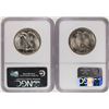 Image 2 : Lot of 1944-1945 Walking Liberty Half Dollar Coins NGC MS65