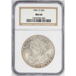 1901-O $1 Morgan Silver Dollar Coin NGC MS64