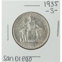 1935-S San Diego Commemorative Half Dollar Coin