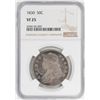 Image 1 : 1830 Capped Bust Half Dollar Coin NGC VF25
