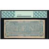 Image 2 : 1864 $10 Confederate States of America Note PCGS 63PPQ