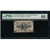 Image 1 : 10 Cents Fractional Currency Note PMG 66EPQ