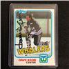 Image 1 : DAVE KEON SIGNED TOPPS HOCKEY CARD