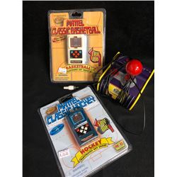 MATTEL CLASSIC BASKETBALL & HOCKEY ELECTRONIC KEY CHAINS