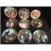 Image 1 : LOT OF 9 LTD. EDITION WIZARD OF OZ COLLECTOR PLATES