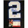 Image 1 : ELTON BRANDT SIGNED JERSEY NUMBER PSA COA