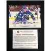 Image 2 : JAKE VIRTANEN SIGNED UPPER DECK HOCKEY CARD (KSA COA)