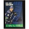 Image 1 : JAKE VIRTANEN SIGNED CANUCKS KIDS FUND CARD (KSA COA)
