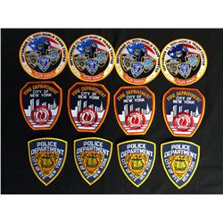 NYPD/ NYFD EMBROIDERED PATCHES LOT
