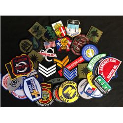 EMBROIDERED PATCHES LOT (ASSORTED PATCHES)