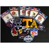 Image 1 : EMBROIDERED SPORTS PATCHES/ TEMPORARY TATTOOS LOT