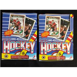 1991-92 O-PEE-CHEE HOCKEY HOBBY BOXES LOT
