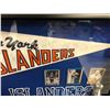 Image 3 : 1980-81 NY ISLANDERS TEAM SIGNED PENNANT SHADOWBOX DISPLAY