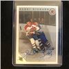 Image 1 : HENRI RICHARD SIGNED HOCKEY CARD