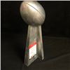 Image 3 : Jeff Hostetler Giants Signed Large Lombardi Trophy (PA COA)