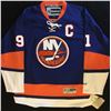 Image 1 : JOHN TAVARES SIGNED ISLANDERS CAPTAIN JERSEY (JSA COA)