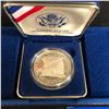 Image 2 : UNITED STATES CONSTITUTION PROOF COINS (1987 SILVER DOLLAR).900 SILVER & BOX & CERT