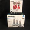 Image 1 : PANASONIC AND V TECK CORDLESS PHONE SYSTEMS