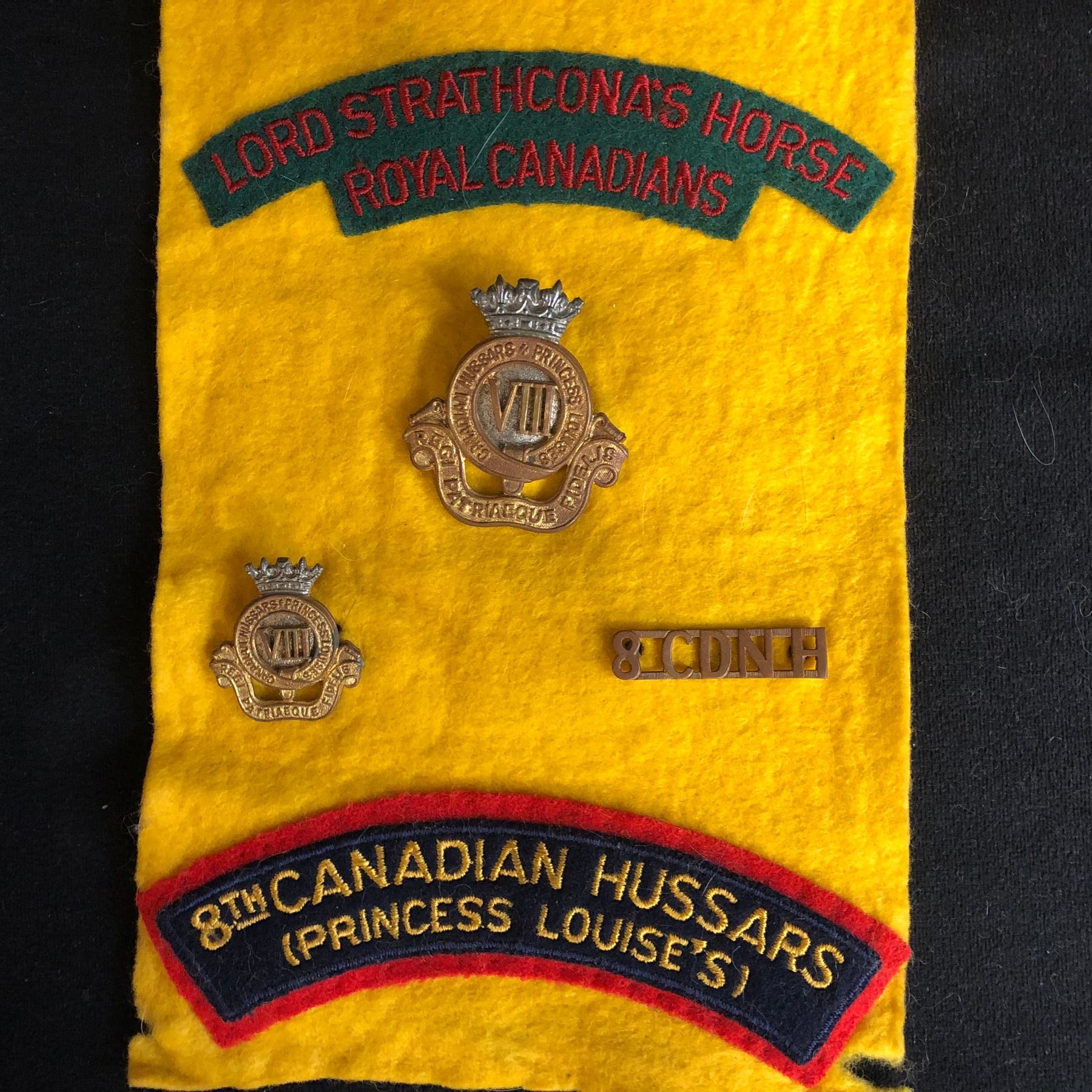 8th Canadian Hussars (Princess Louise's) BADGES