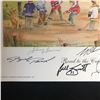 Image 2 : S. HOUSTON PRINT SIGNED BY BOWER, PARK, SMITH, CHEEVERS, SITTLER, SHACK