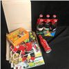 Image 1 : 1988 OPC STICKER AND BOOK LOT WITH OLYMPIC COKE BOTTLES
