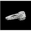 Image 1 : 1.69 ctw Diamond Ring - 18KT White Gold