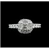 Image 2 : 1.69 ctw Diamond Ring - 18KT White Gold