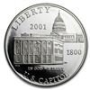 Image 1 : 2001-P Capitol Visitor Center $1 Silver Commem Proof (Capsule)