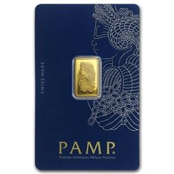 2.5 gram Gold Bar - PAMP Suisse Lady Fortuna Veriscan® (In Assay)