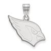 Sterling Silver Arizona Cardinals Medium Pendant