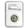Image 1 : 1947-S Philippines Silver Peso MacArthur MS-64 NGC
