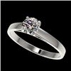 Image 1 : 1.40 ctw H-SI/I Diamond Solitaire Ring 10K White & Rose Gold
